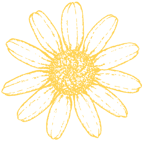 Gul-blomst